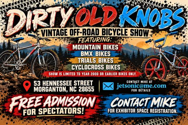 Vintage Off-Road Bike Show: Vintage MTB, BMX, Trials and Cyclocross Graphic