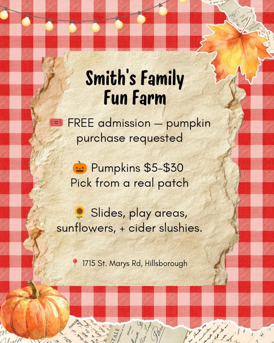 Smith's Family Fun Farm Pumpkin Patch Graphic
